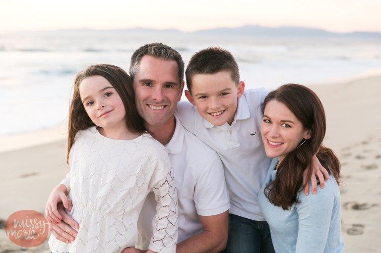 Sunset at the Beach ~ Hermosa Beach family photographer