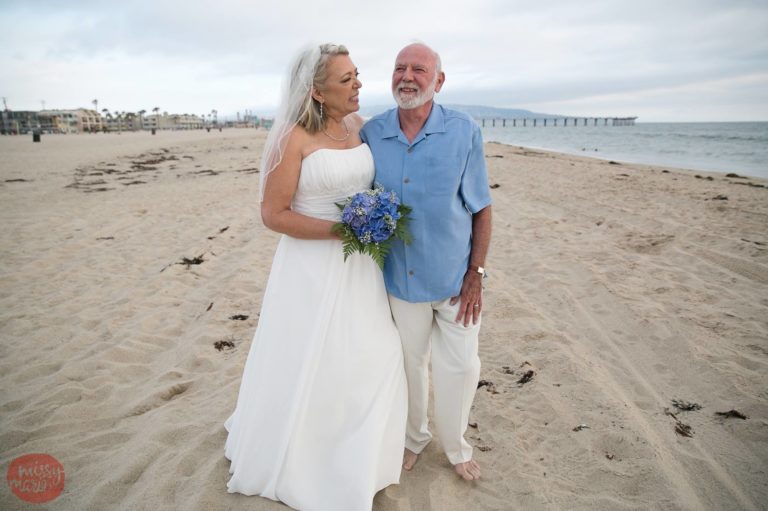 Beach Wedding . Hermosa Beach Photographer . Missy Marie Photography
