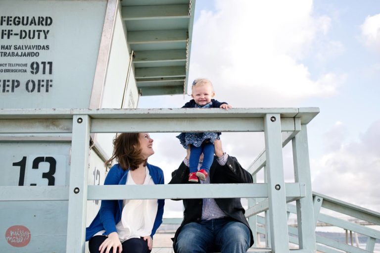 Crazy Beach Weather . Hermosa Beach Photographer . Missy Marie Photography